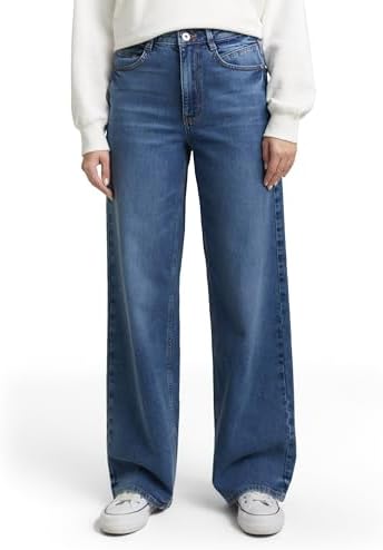 Tom Tailor Damen TTMADINA Wide Leg Jeans