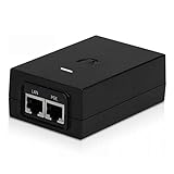 Conexión RJ45. Ubiquiti 312835 POE-24 - Inyector POE (24 V CC, 1,0 A)