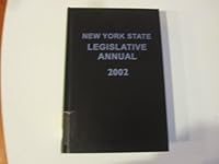 New York State Legislative Annual. 2002 B001NVA1H2 Book Cover