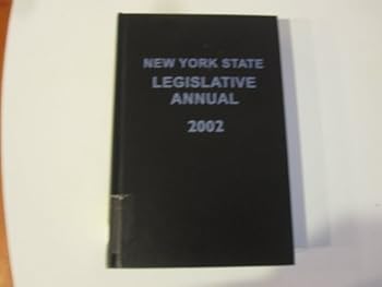 New York State Legislative Annual. 2002