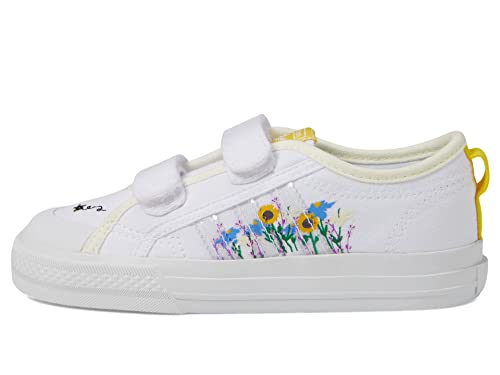 adidas Kids Boys Nizza Slip On Sneakers Shoes Casual - White4