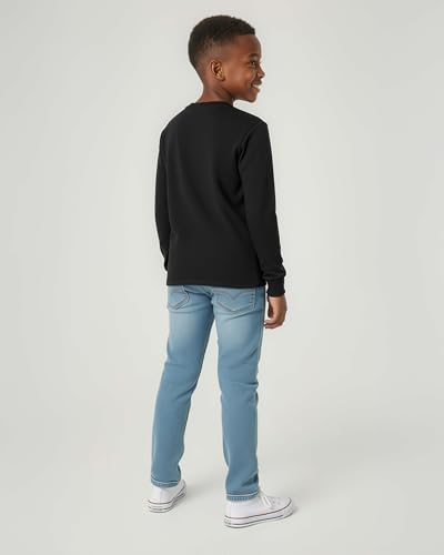 Image of 5 Pack Boys' Cotton Long Sleeve Jersey T Shirts Kids School Youth Tees