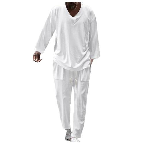 Chemise unie à manches longues avec col en V fluide et tissu ultra léger