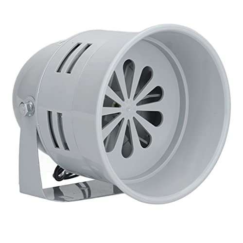 AC 200-240V Industrial Alarm Siren - 110dB Outdoor Loud Horn Sound, Wired Buzzer Motor Driven Security System for Home, Office, Shop, Garage
