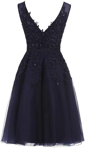 Asulla Tulle Wedding Bridesmaid Dresses Appliques Short Homecoming Dresses for Teens4