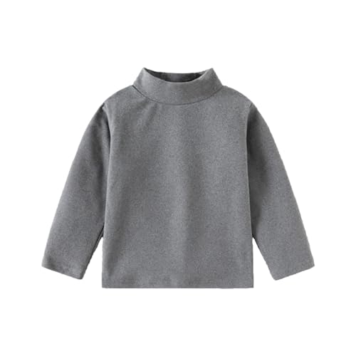 Unisex Baby Boys Girls Warm Sweater Pullover Long Sleeve Soft Crewneck Crew Neck Solid Children Autumn Sweater