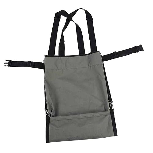 ibasenice Adjustable Fruit Picking Bag Garden Harvest Storage Pouch Vegetable Harvest Bag Picking Apron Shoulder Straps Random