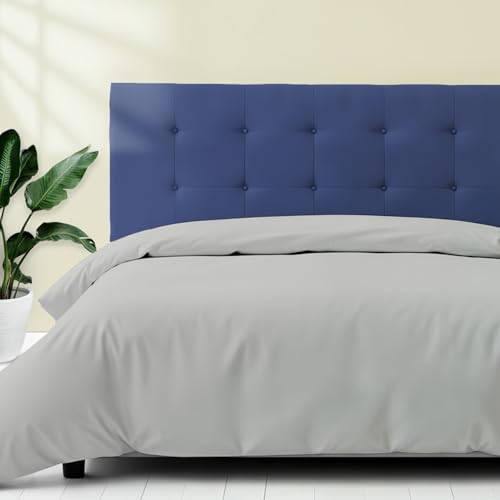 Ashton Sheets 100% Egyptian Cotton Duvet Cover Queen Size - Luxury 600 Series Refined Collection Full/Queen Soft Cooling Sateen Comforter Cover (1 PC, Silver), Zipper Closure & 7 Corner Ties by Ashton Sheets - Used condition - US$32.65