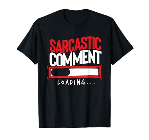 El humor oscuro sarcástico bromea un regalo ingenioso fluido en el sarcasmo Camiseta