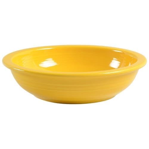 Fiesta® Individual Pasta Bowl, 8.375' (32oz) – Durable Ceramic, Lead-Safe, Dishwasher/Microwave/Oven Safe – Made in USA Dinnerware - Daffodil