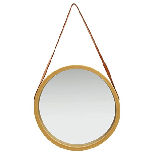 vidaXL Miroir mural avec sangle 50 cm - vue 4