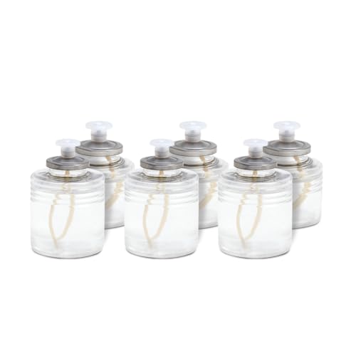 Sterno SoftLight Liquid Wax Candles, 24-Hour, 6 Pack