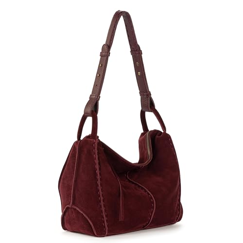 Image of The Sak Los Feliz Hobo Purse - Premium Large Leather Women's Handbag for Everyday & Travel - Durable Purse With Zipper Pocket