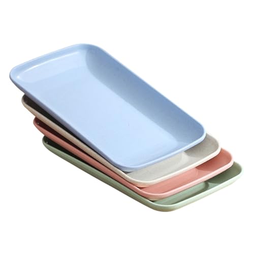 Platos Rectangulares Para Sushi 4 Unidades miniatura 1