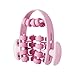 Kokiya Leg Massager Roller, Deep Tissue Massage Unique Muscle Roller Calf Massage Tool for Bodybuilding Thigh Calf Indoor Woman Gift, Pink Red