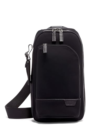 TUMI Harrison Gregory Sling - Bolsa Transversal Leve Para Viagens E Negócios Mochila Preta De Qualidade