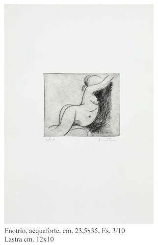 Gravure originale d'Enotrio impression art collection murale