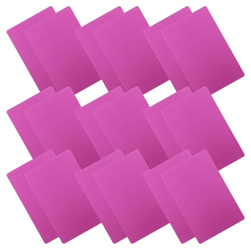 Happyyami 15個 アルウム製薄型 厚昇華対応空属名刺板 名刺印刷用ブランクカード 名札 ネームプレート作成向け軽量耐曲げ属タグ