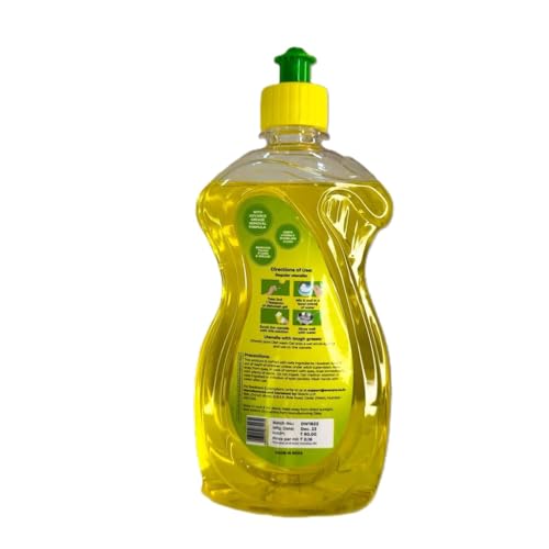 Image of Dishwash Liquid Pack of 2L (4 x 500 ml Bottle)| Removes tough stains and Grease