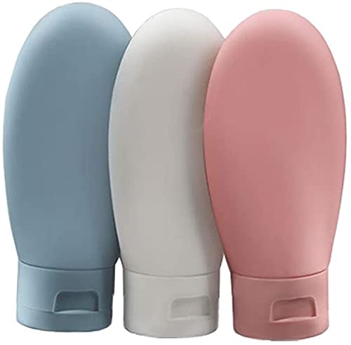 ZALUJMUS Travel Bottle, 3 Pcs Leak Proof Refillable Squeezable Containers ...