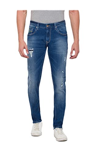 Spykar Super Skinny Blue Jeans for Men – Low Rise Spykar Super Skinny Blue Jeans for Men – Low Rise