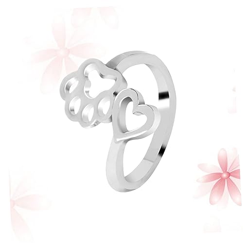 Bague de mariage pour femme avec motif de griffe et finition haut de gamme