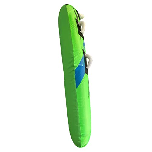 RAVE Sports Ripper XP Quick Connect Inflatable 3 Person Rider Towable Pull Behind Water Sport Raft Tube Float for Tubing and Boating, Green - Thumbnail 3