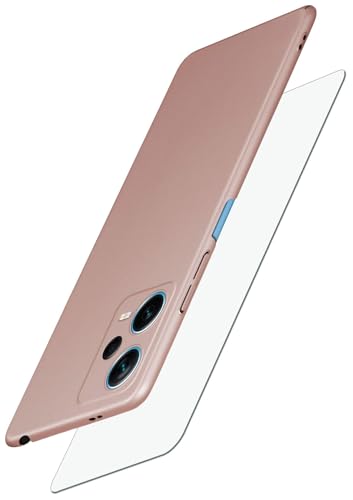 Coque Xiaomi Redmi Note 12 5G antichoc moex Alpha pour éviter les bris d'écran or