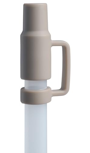 Image of Stanley Quencher Boot and Straw Cover Cap | Anti-Slip Silicone Protector for 14 oz Tumbler with Handle | Accessory Set for Stainless Steel Drinking Cup | BPA-Free | Sand