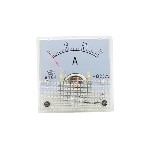 Ampèremètre de type pointeur cc 30A pour panneau électrique stable