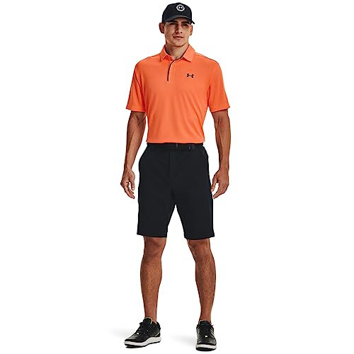 Under Armour Men's Tech Golf Polo , (866) Orange Blast / / Black , Large Tall #TOP1