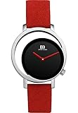 uhr danish design damen Material: Edelstahl Danish Design Damen-Uhren Analog Quarz One Size Rot 32020129