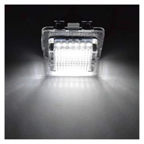 Luz LED de matrícula blanca para Mercedes Benz Clase C W204 y W205 6