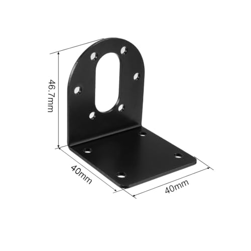 Support de moteur CC 37mm en L de fixation uxcell de réduction - 3