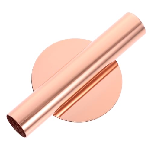 Cabilock Jarrón De Pared De Diseño Redondo Maceta De Metal Forma De Tubo para Flores Decoración Moderna