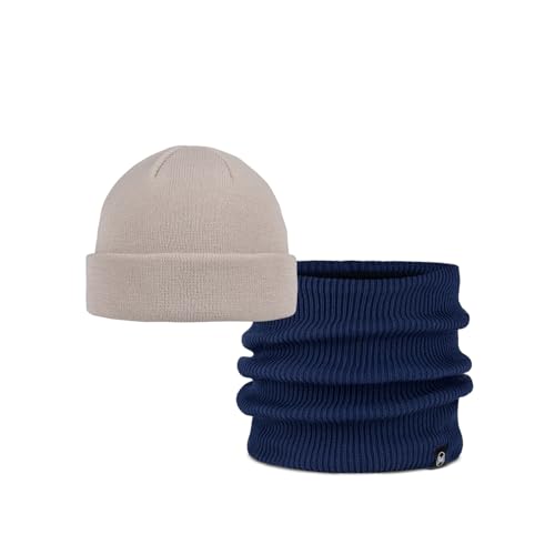 Bonnet Lilon et tour de cou polaire Renvi BUFF contre le froid hivernal