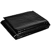 ZHANGYUQI Vijver Liner Opvouwbare Duurzame, HDPE Zwarte Vijver Skins Liner, Visvijver Bed Liners Ondoordringbare Film, Voor Visvijvers, Streams Fonteinen En Water Tuinen (Grootte: 5x7m/16x23ft)