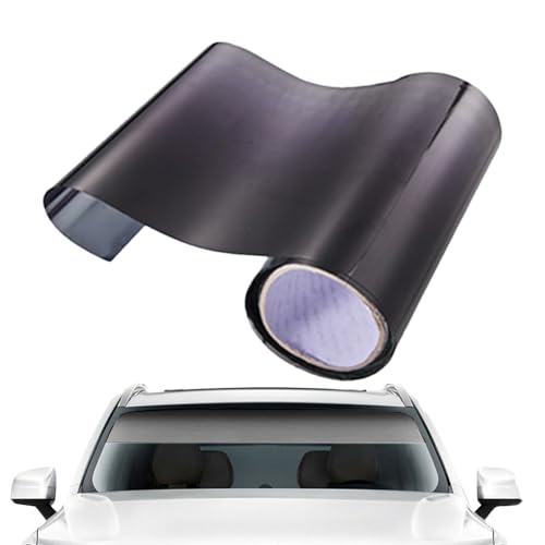 Banda Solar para Coche – Película Tintada para Parabrisas con Protección UV & Reducción De Calor | Degradado Elegante Ṕara Mejorar La Estética | Adhesivo Fácil De Colocar En Autos & Camiones