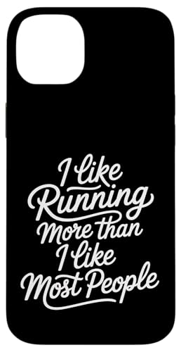 I Like Running More Than I Like Most People - �X�}�z�P�[�X iPhone 14 Plus �p
