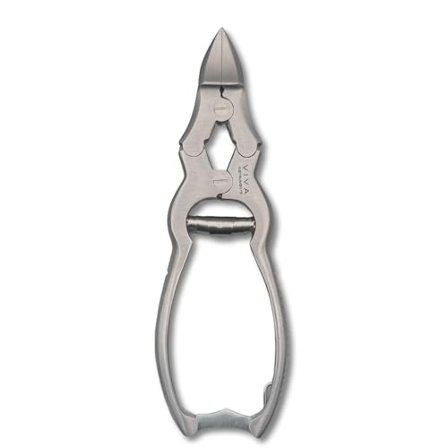 Toenail Clippers for Thick Nails Heavy Duty Cantilever Cutter Chiropodist Podiatry Clippers Sharp Jaws 16cm Long Barrel Spring - Viva Instruments