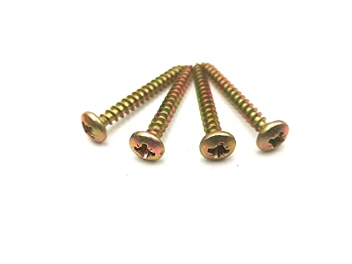 Schrauben Halbrundkopf Universalschraube PZ3-Antrieb Ø 6 mm x 50 mm / 100 Stück (100) Cover