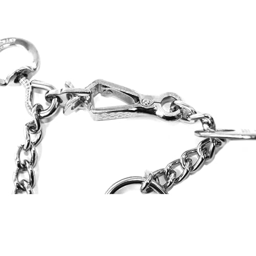 Image of Herm Sprenger Pet Supply Imports Chrome Plated Training Collar with Quick Release Snap for Dogs, Large, 3.2mm, 23-Inch