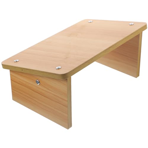 TEHAUX Taburete de Madera de Cedro Pequeño