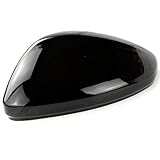 UNDERGROUND PARTS Coque de rétroviseur côté passager gauche pour Opel Corsa F Noir brillant