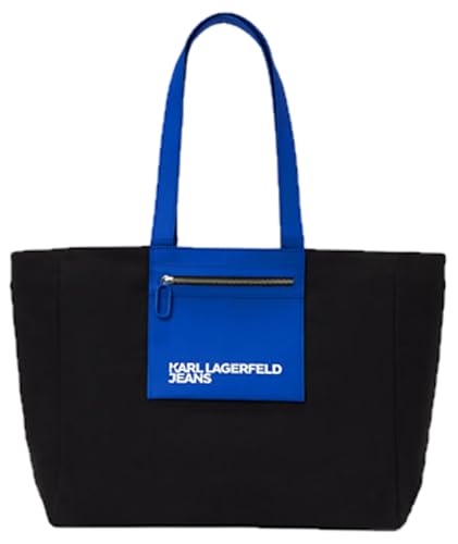KARL LAGERFELD JEANS Femme Pocket Shopper noir en toile durable