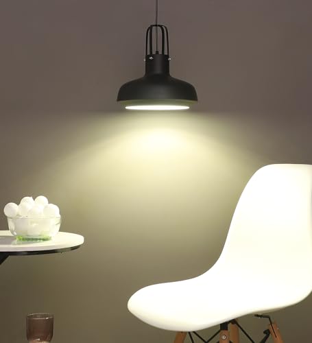 Image of MONI Lights Celling Hanging Light for Room, Table, Holl, Garden House Decoration Pendants Light of Pattern Aluminium Black L-062BLK(Pack of 2)