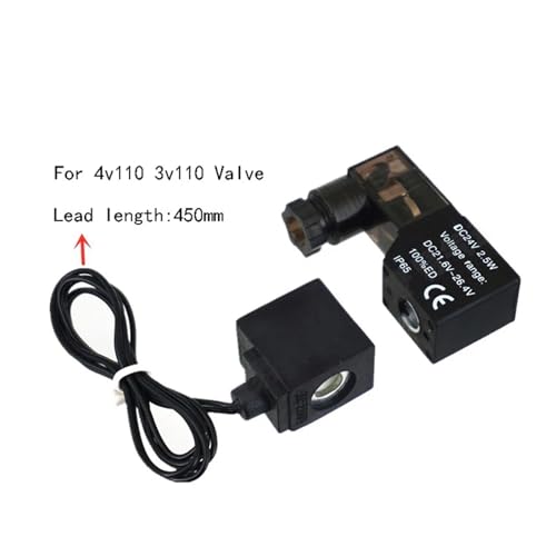 Électrovanne d'air 1/8 4V110-06 AC 220V avec raccords pneumatiques 4mm - 5