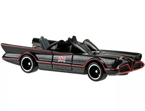 Hot Wheels Batimóvil 1:64 Metal Negro Retro TV miniatura 2