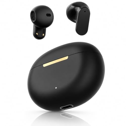 Image of TWS G12 Bluetooth 5.4 Wireless Earbuds with ENC Noise Cancellation, Deep Bass Stereo Sound, HD Calling Mic, Touch Control, 50H Playtime, USB-C Fast Charging Case, Low Latency TWS Earphones