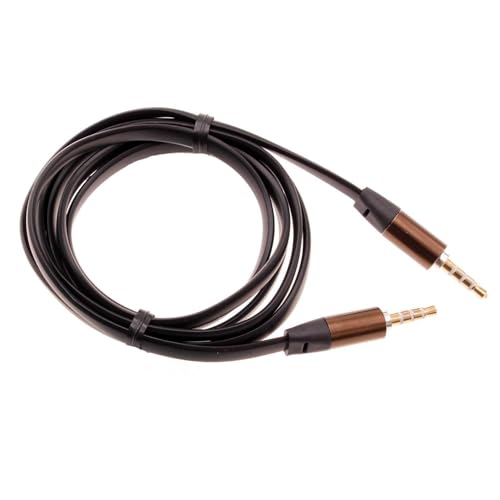 Cable Auxiliar 3.5mm Jack 3 Pies Negro